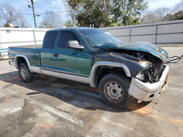 1D7GL42K54S563931 - 2004 DODGE DAKOTA SLT GREEN photo 4