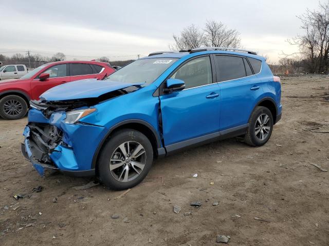 JTMRFREV0JD257961 - 2018 TOYOTA RAV4 ADVENTURE BLUE photo 1