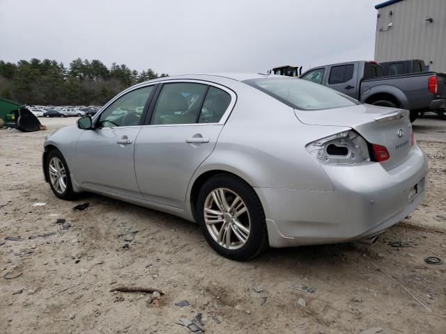 JN1CV6AR6BM355980 - 2011 INFINITI G37 SILVER photo 2