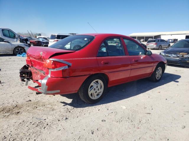 3FAFP13P91R234066 - 2001 FORD ESCORT RED photo 3