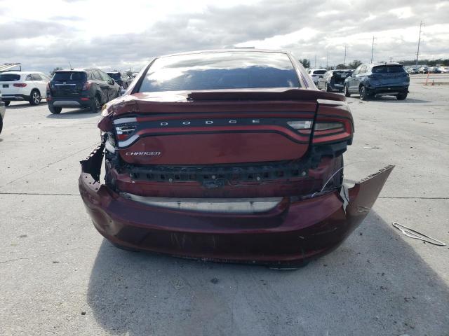 2C3CDXBG0HH623912 - 2017 DODGE CHARGER SE MAROON photo 6