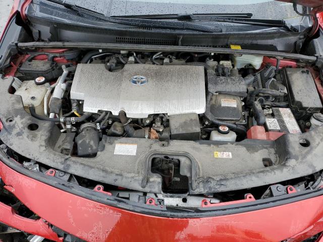 JTDKARFP8H3004032 - 2017 TOYOTA PRIUS PRIM RED photo 11