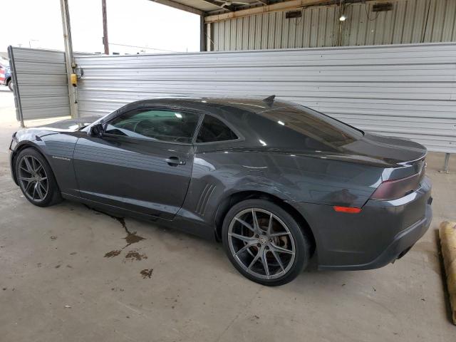 2G1FF1E30F9195378 - 2015 CHEVROLET CAMARO LT GRAY photo 2