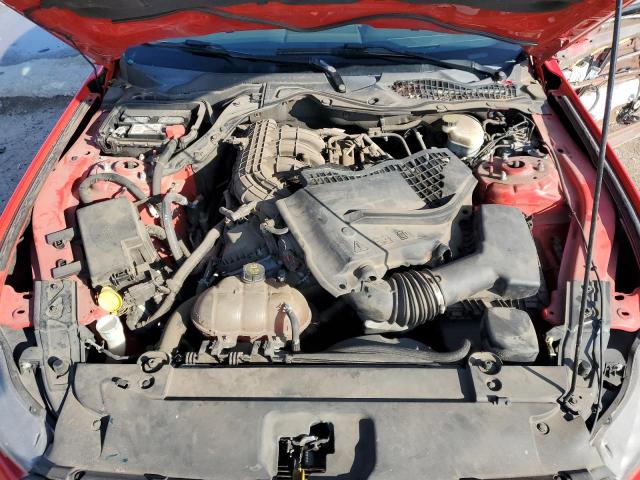 1FA6P8AM8F5377778 - 2015 FORD MUSTANG RED photo 11