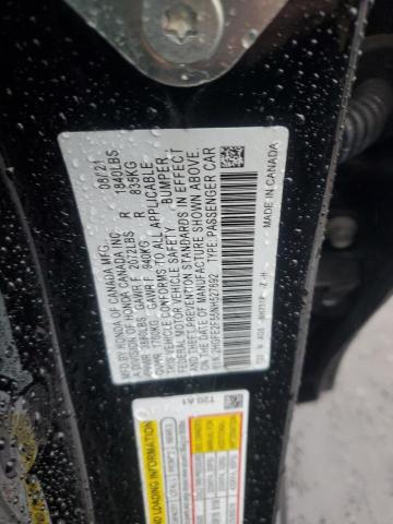 2HGFE2F55NH527692 - 2022 HONDA CIVIC SPORT 黑色 照片 12