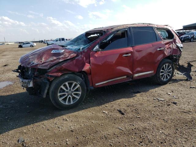 5N1AR2MNXEC678705 - 2014 NISSAN PATHFINDER S RED photo 1