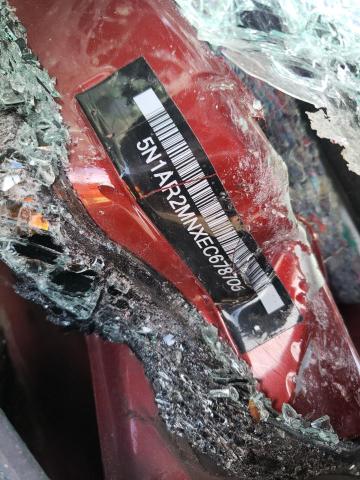 5N1AR2MNXEC678705 - 2014 NISSAN PATHFINDER S წითელი ფოტო 14