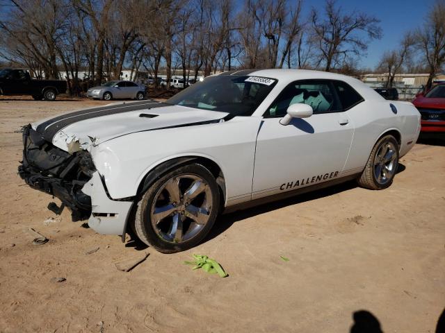 2C3CDYAG0DH649332 - 2013 DODGE CHALLENGER SXT WHITE photo 1