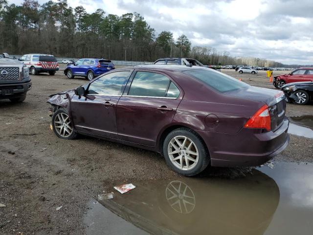 3FAHP0JG9CR290193 - 2012 FORD FUSION SEL BURGUNDY photo 2