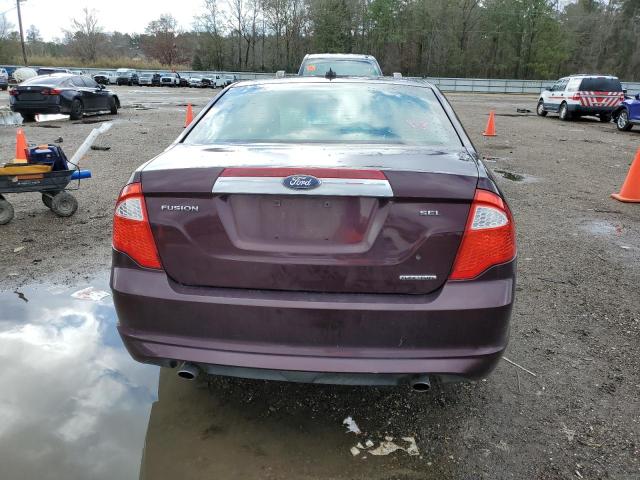 3FAHP0JG9CR290193 - 2012 FORD FUSION SEL BURGUNDY photo 6