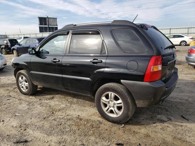 KNDJE723887528328 - 2008 KIA SPORTAGE EX BLACK photo 2