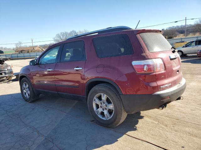 1GKER13D99J174211 - 2009 GMC ACADIA SLE BURGUNDY photo 2