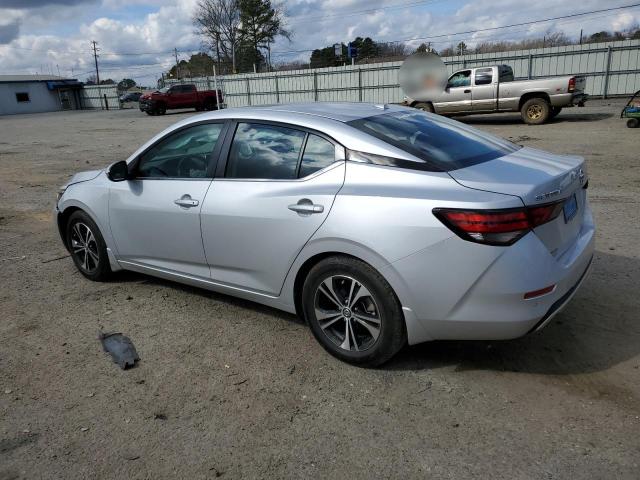 3N1AB8CV1NY293296 - 2022 NISSAN SENTRA SV SILVER photo 2