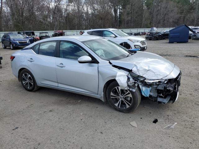 3N1AB8CV1NY293296 - 2022 NISSAN SENTRA SV SILVER photo 4