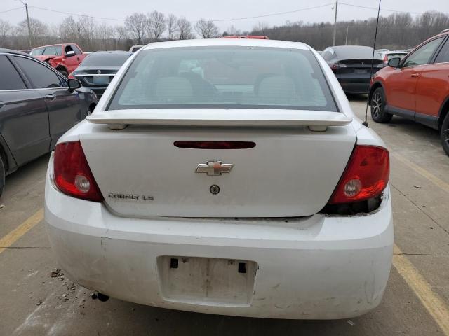 1G1AL52F857535370 - 2005 CHEVROLET COBALT LS WHITE photo 6