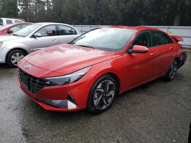 KMHLP4AG8MU113510 - 2021 HYUNDAI ELANTRA LIMITED RED photo 1