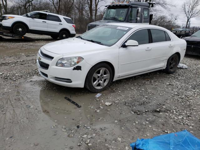 1G1ZH57B794107680 - 2009 CHEVROLET MALIBU 1LT WHITE photo 1