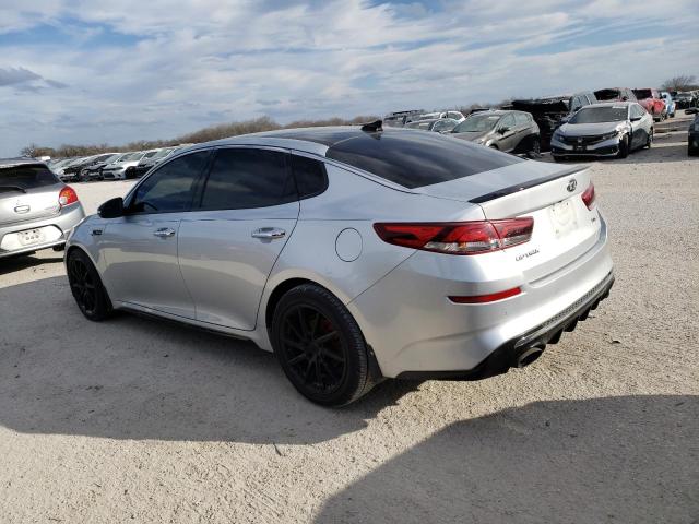 5XXGW4L29KG292850 - 2019 KIA OPTIMA SX SILVER photo 2