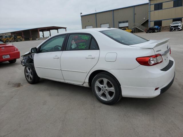 2T1BU4EE8BC707784 - 2011 TOYOTA COROLLA BASE WHITE photo 2