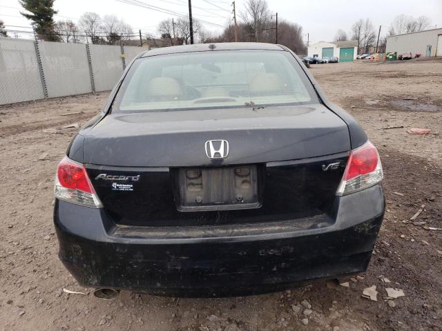 1HGCP36809A035055 - 2009 HONDA ACCORD EXL BLACK photo 6