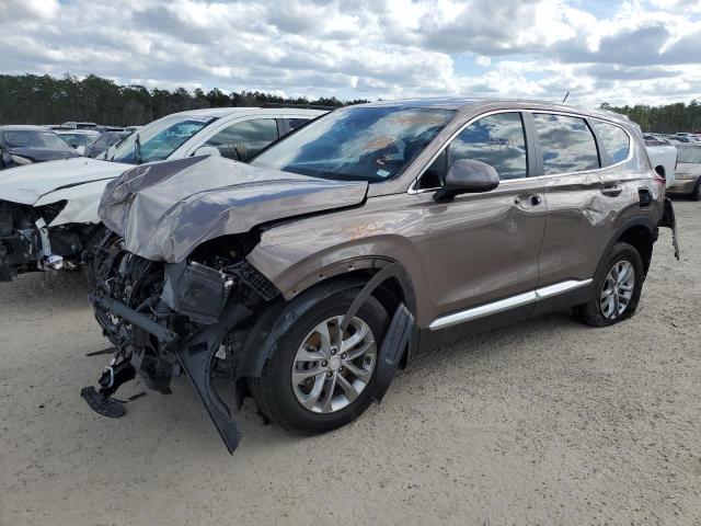 5NMS23AD1LH142173 - 2020 HYUNDAI SANTA FE SE GRAY photo 1