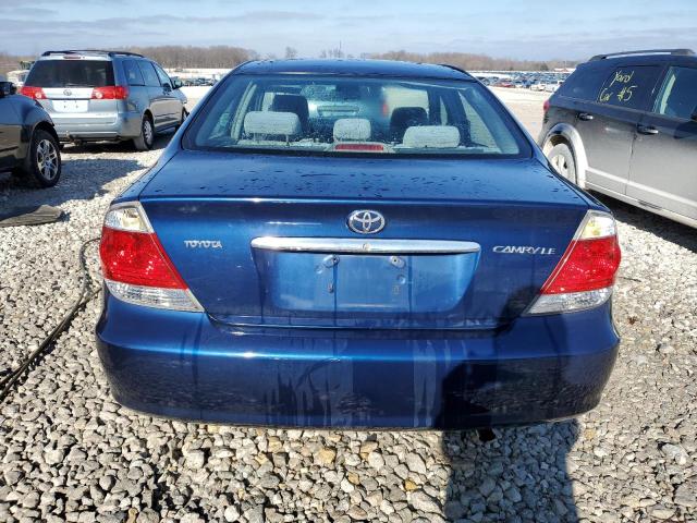 4T1BE32K86U152552 - 2006 TOYOTA CAMRY LE BLUE photo 6