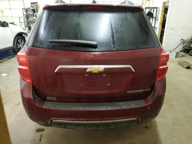 2GNALDEK5G6356398 - 2016 CHEVROLET EQUINOX LTZ RED photo 6