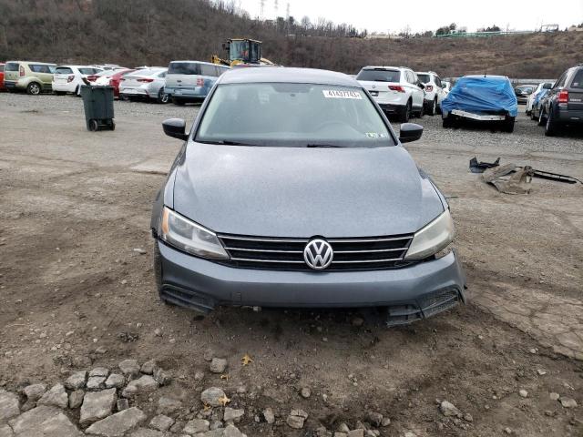 3VW2K7AJ3FM265968 - 2015 VOLKSWAGEN JETTA BASE GRAY photo 5
