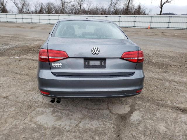 3VW2K7AJ3FM265968 - 2015 VOLKSWAGEN JETTA BASE GRAY photo 6