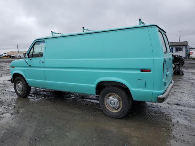 1FTFE24Y2MHB38640 - 1991 FORD ECONOLINE E250 VAN TURQUOISE photo 2