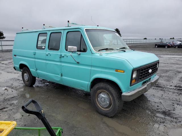 1FTFE24Y2MHB38640 - 1991 FORD ECONOLINE E250 VAN TURQUOISE photo 4