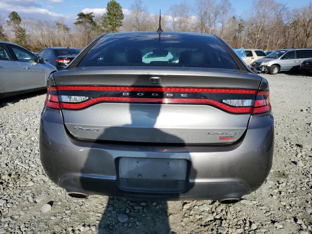 1C3CDFCH5DD711394 - 2013 DODGE DART LIMITED GRAY photo 6