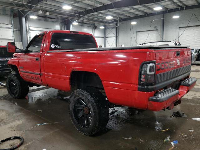 3B7KF2660YM212565 - 2000 DODGE RAM 2500 RED photo 2