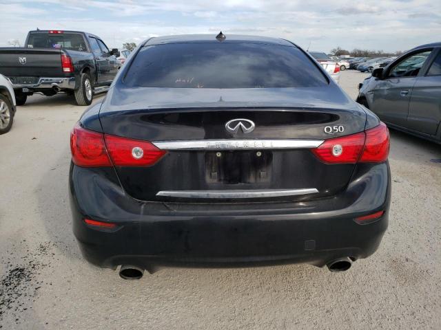 JN1BV7AP6EM672713 - 2014 INFINITI Q50 BASE BLACK photo 6