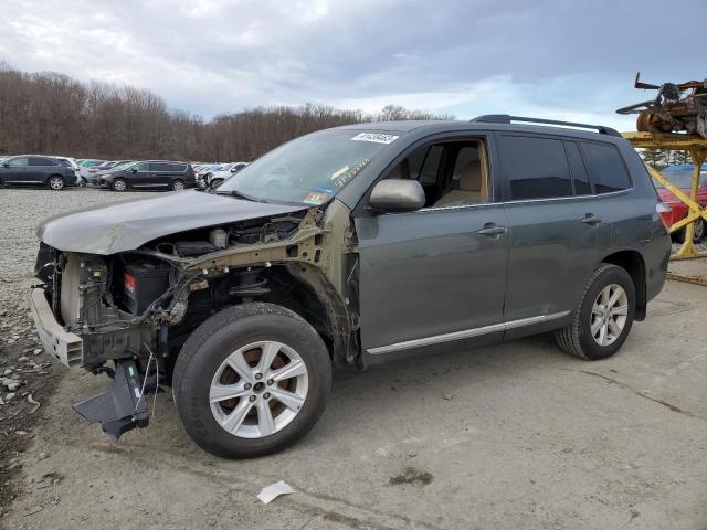 5TDBK3EH1DS217787 - 2013 TOYOTA HIGHLANDER BASE GREEN photo 1