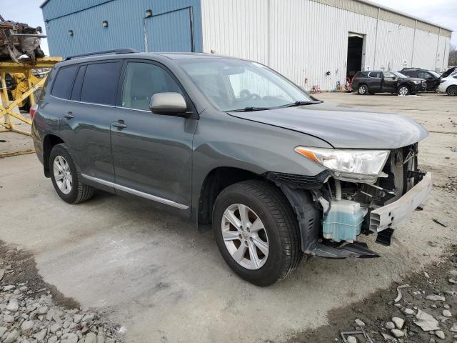 5TDBK3EH1DS217787 - 2013 TOYOTA HIGHLANDER BASE GREEN photo 4