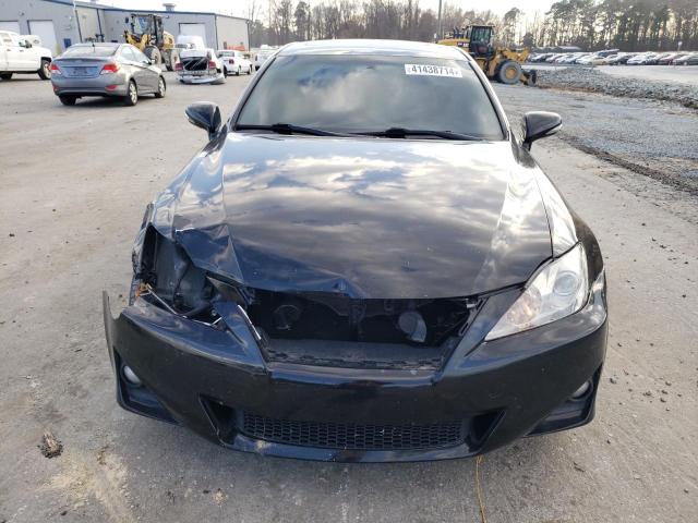 JTHBF5C27B5154680 - 2011 LEXUS IS 250 BLACK photo 5