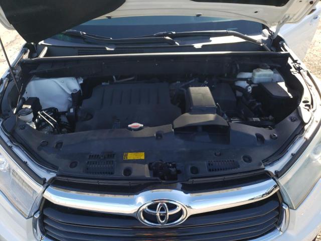 5TDJKRFH3GS262330 - 2016 TOYOTA HIGHLANDER XLE WHITE photo 12