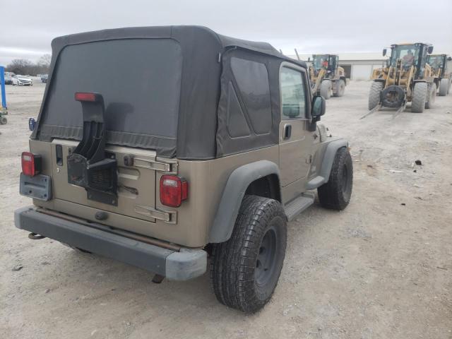 1J4FA49S13P364081 - 2003 JEEP WRANGLER / SPORT GRAY photo 3