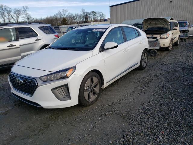 KMHC85LC3MU248780 - 2021 HYUNDAI IONIQ SEL WHITE photo 1