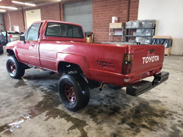 JT4RN64D1H5065138 - 1987 TOYOTA PICKUP RN64 DLX RED photo 2