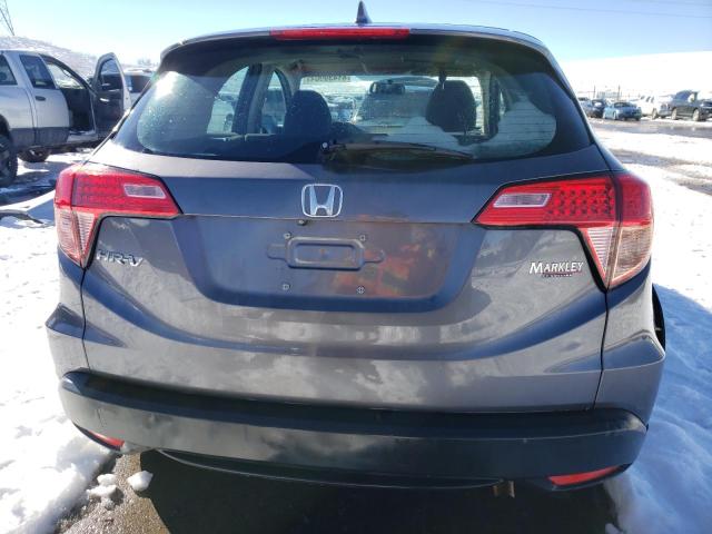 3CZRU5H30JM708989 - 2018 HONDA HR-V LX GRAY photo 6