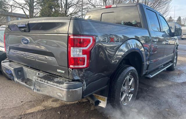 1FTEW1E40KKC51873 - 2019 FORD F150 SUPERCREW GRAY photo 4