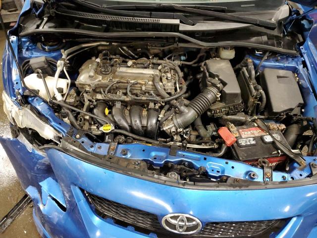 JTDBL40E59J004183 - 2009 TOYOTA COROLLA BASE BLUE photo 11