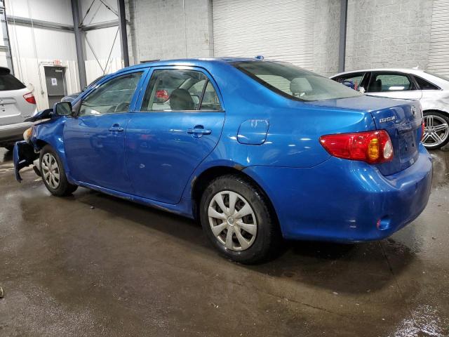 JTDBL40E59J004183 - 2009 TOYOTA COROLLA BASE BLUE photo 2