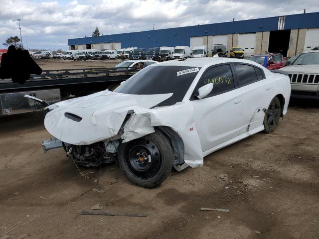 2C3CDXGJ8KH734414 - 2019 DODGE CHARGER SCAT PACK WHITE photo 1