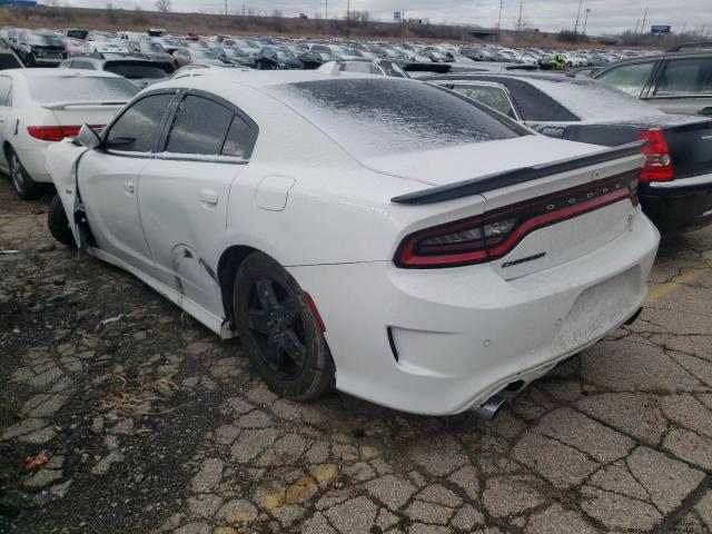 2C3CDXGJ8KH734414 - 2019 DODGE CHARGER SCAT PACK WHITE photo 2