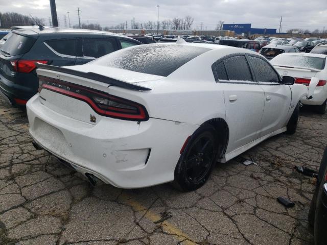 2C3CDXGJ8KH734414 - 2019 DODGE CHARGER SCAT PACK WHITE photo 3