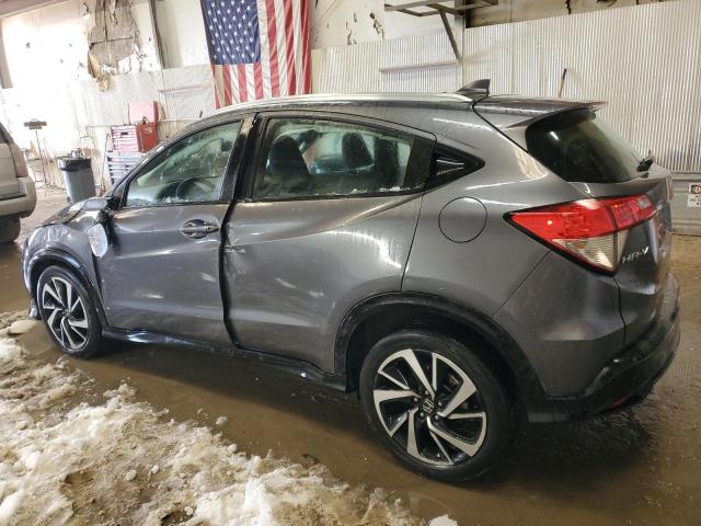 3CZRU6H1XKG703299 - 2019 HONDA HR-V SPORT GRAY photo 2