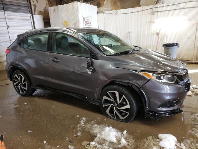 3CZRU6H1XKG703299 - 2019 HONDA HR-V SPORT GRAY photo 4